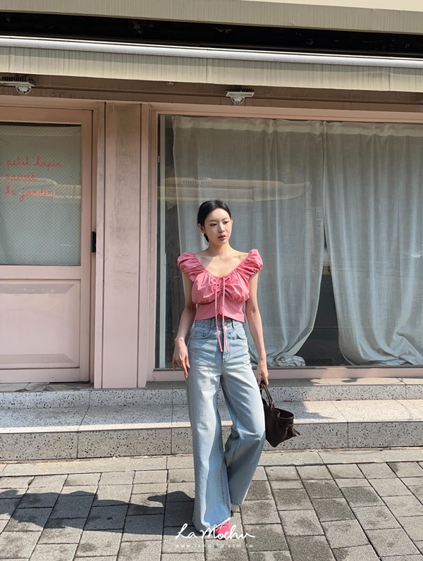 點點公主系拉伸上衣